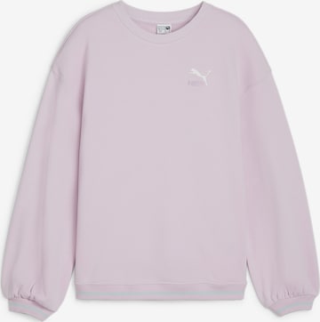 PUMA Sportief sweatshirt 'CLASSICS Match Point' in Lila: voorkant