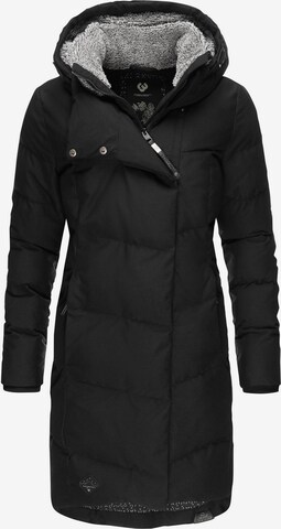 Ragwear Winter Coat 'Pavla II Intl.' in Black: front