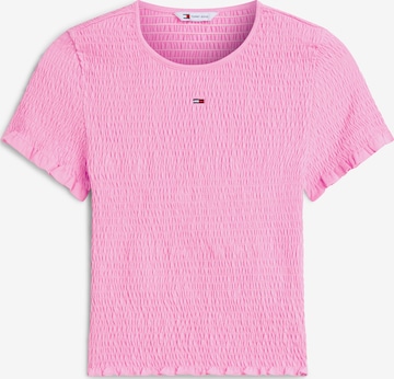 Tommy Jeans Футболка в Ярко-розовый: спереди