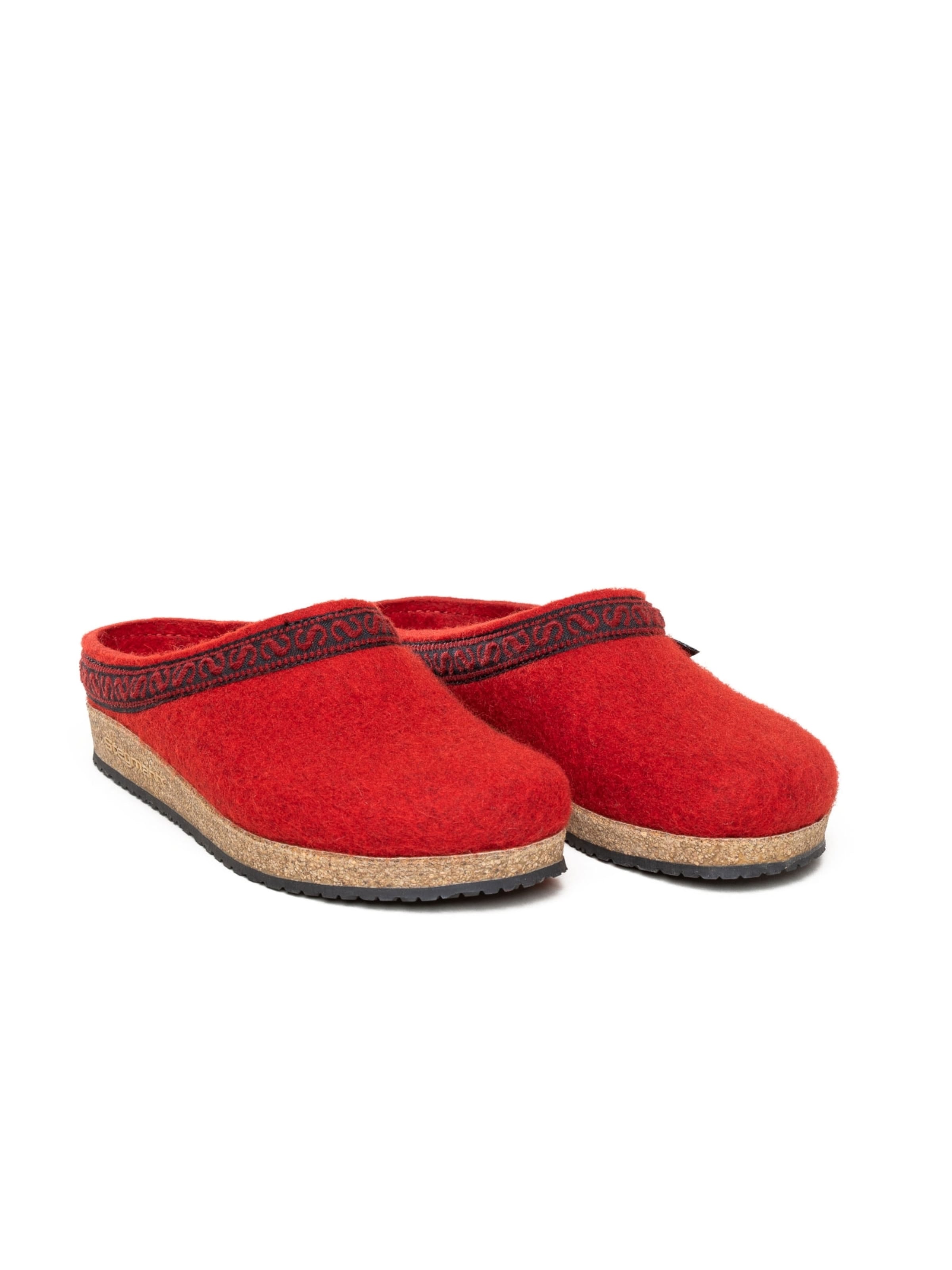 Stegmann Clogs 'Filzclogs Stegmann 108' in Red