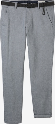 Pantalon chino TOM TAILOR DENIM en gris : devant