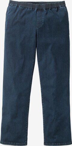 Men Plus Regular Jeans in Blauw: voorkant