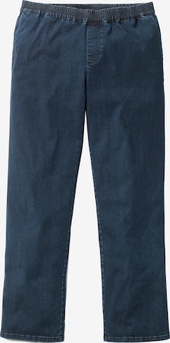 Men Plus Regular Jeans in Blue: front