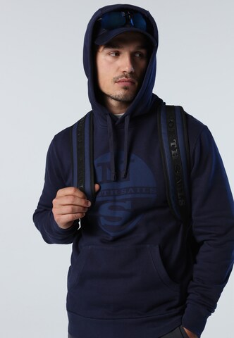 North Sails Kapuzensweatshirt in Blau