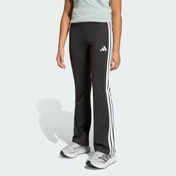 évasé Pantalon de sport 'Train Essentials' ADIDAS SPORTSWEAR en noir : devant