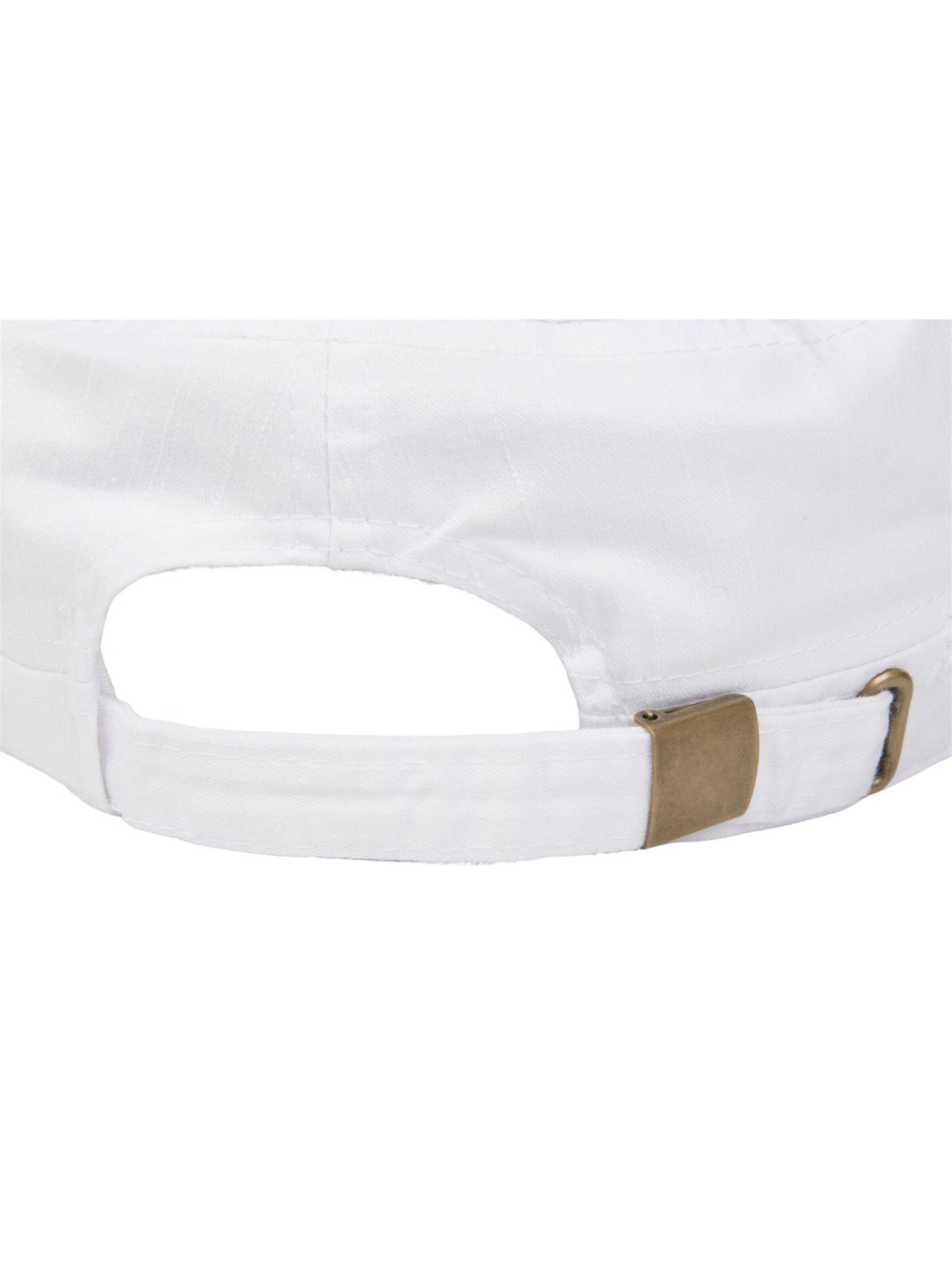 styleBREAKER Cap 'Military Cap Destroyed Used Look' in White