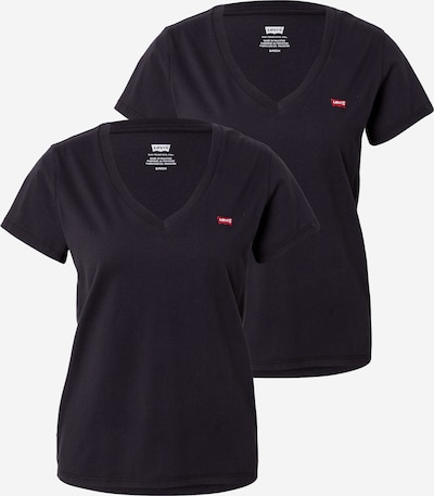 LEVI'S ® Paita 'Perfect V-Neck Tee (2-Pack)' värissä punainen / musta / valkoinen, Tuotenäkymä