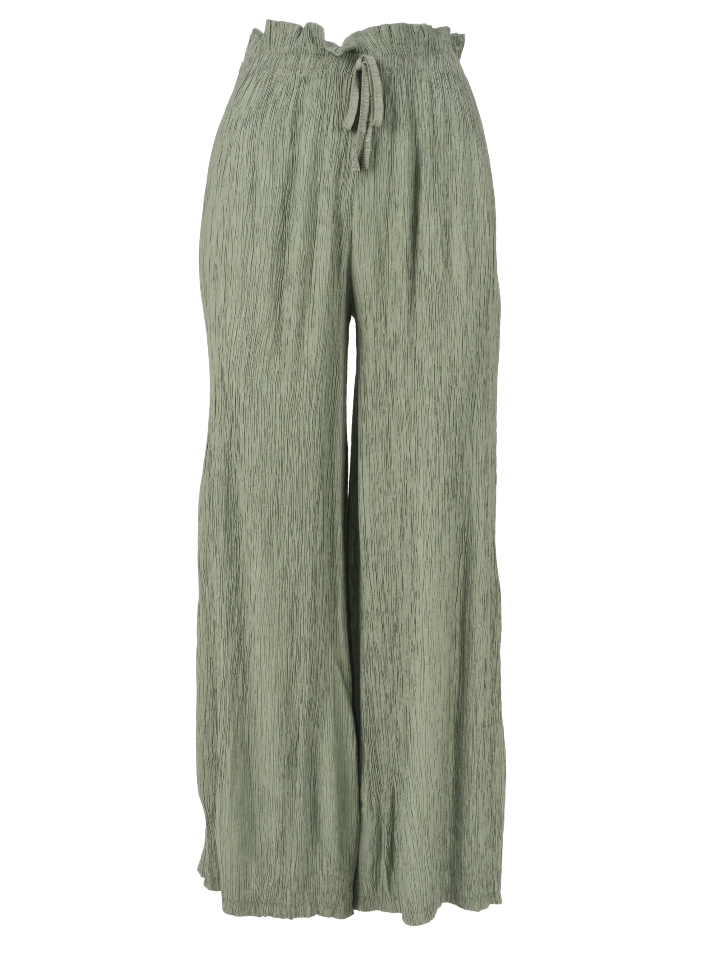 Pantalon 'Tessa' Seasons of April en vert : devant