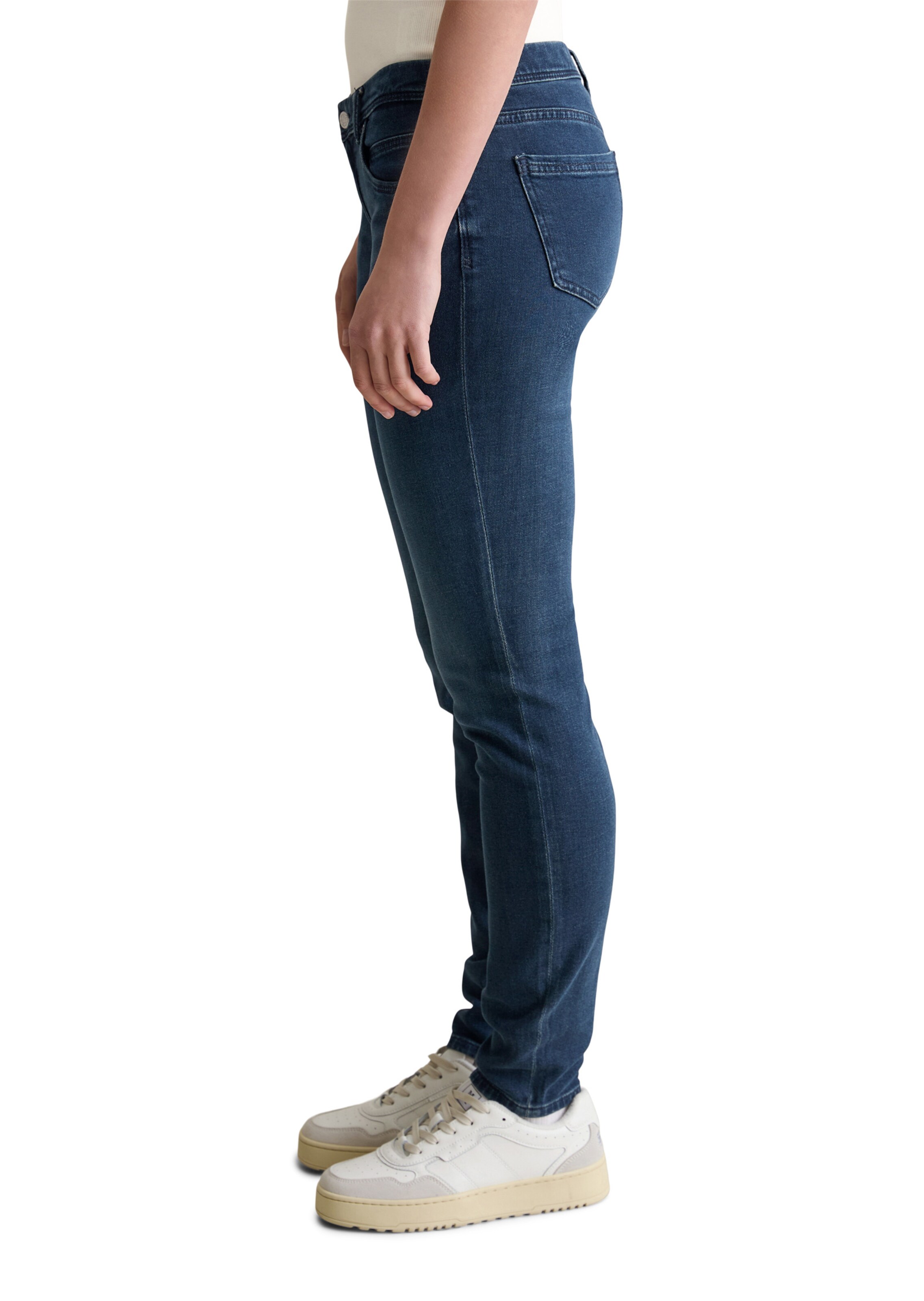 Marc O'Polo DENIM Slimfit Jeans 'Alva' in Blau
