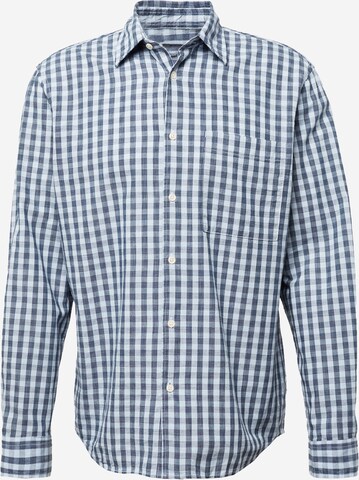 Marc O'Polo Regular fit Button Up Shirt in Blue: front