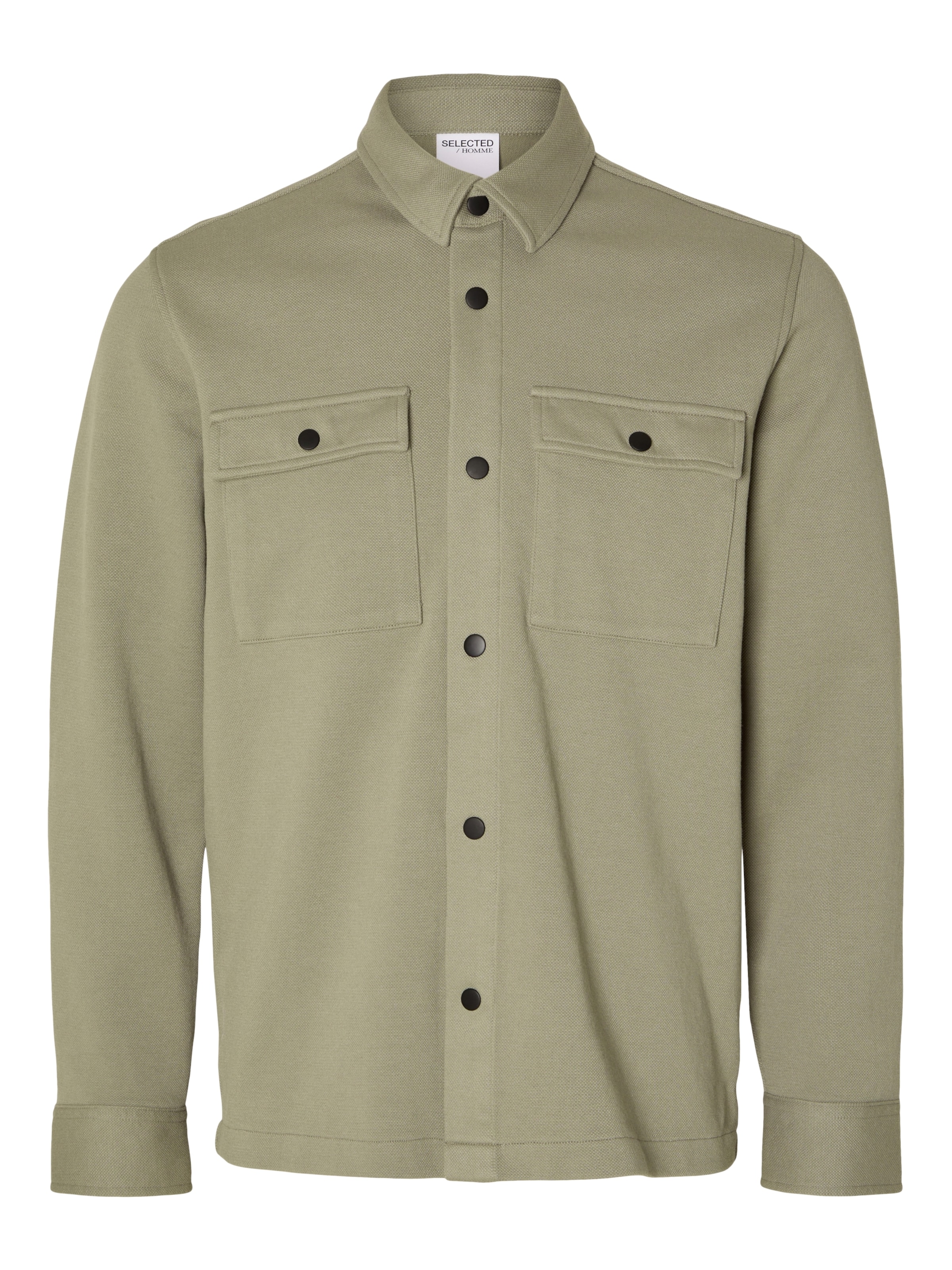 SELECTED Regular fit Φθινοπωρινό και ανοιξιάτικο μπουφάν 'SLHJackie' σε πράσινο: μπροστά