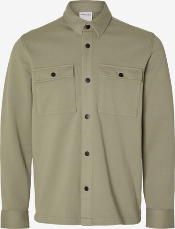 Veste mi-saison SELECTED HOMME en vert : devant