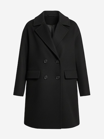 Il Lanificio Winter Coat in Black: front
