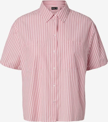 PIECES Blouse 'PCMelia' in Roze: voorkant