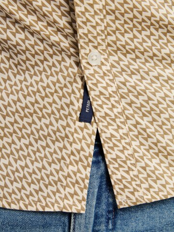 Coupe regular Chemise Petrol Industries en beige