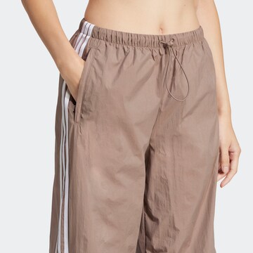 ADIDAS ORIGINALS Wide leg Trousers in Brown