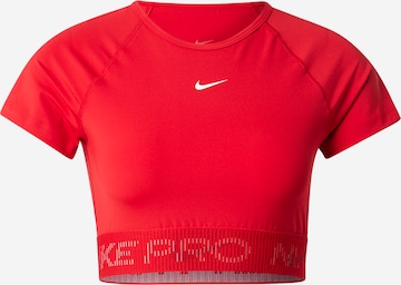 NIKE Функциональная футболка в Красный: спереди