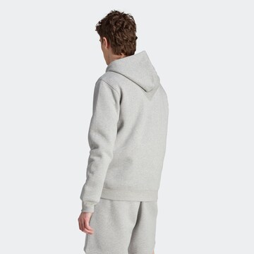 ADIDAS ORIGINALS Zip-Up Hoodie 'Trefoil Essentials ' in Grey