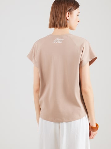 Eight2Nine - Camiseta en marrón