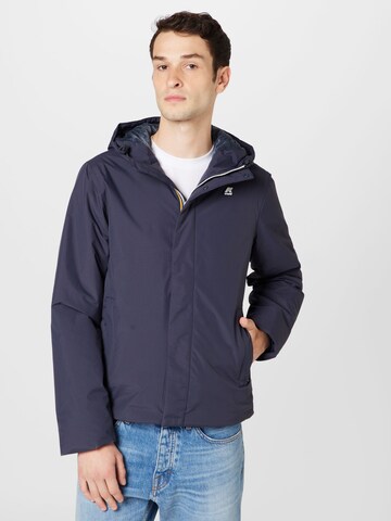 Veste mi-saison 'JACK' K-Way en bleu : devant