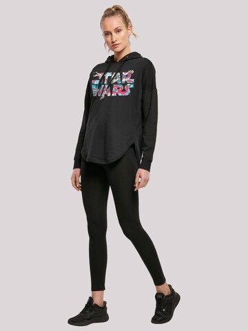 F4NT4STIC Sweatshirt 'Star Wars Wavy Ship' in Schwarz