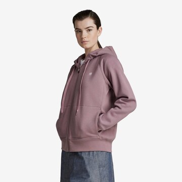 G-Star RAW Zip-Up Hoodie in Purple