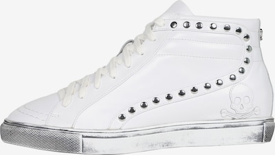 Scalpers High-Top Sneakers in White, Item view