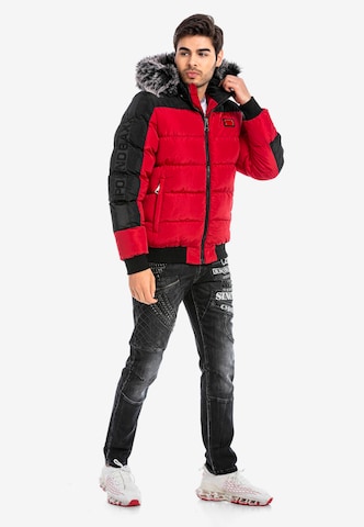 CIPO & BAXX Winterjacke in Rot