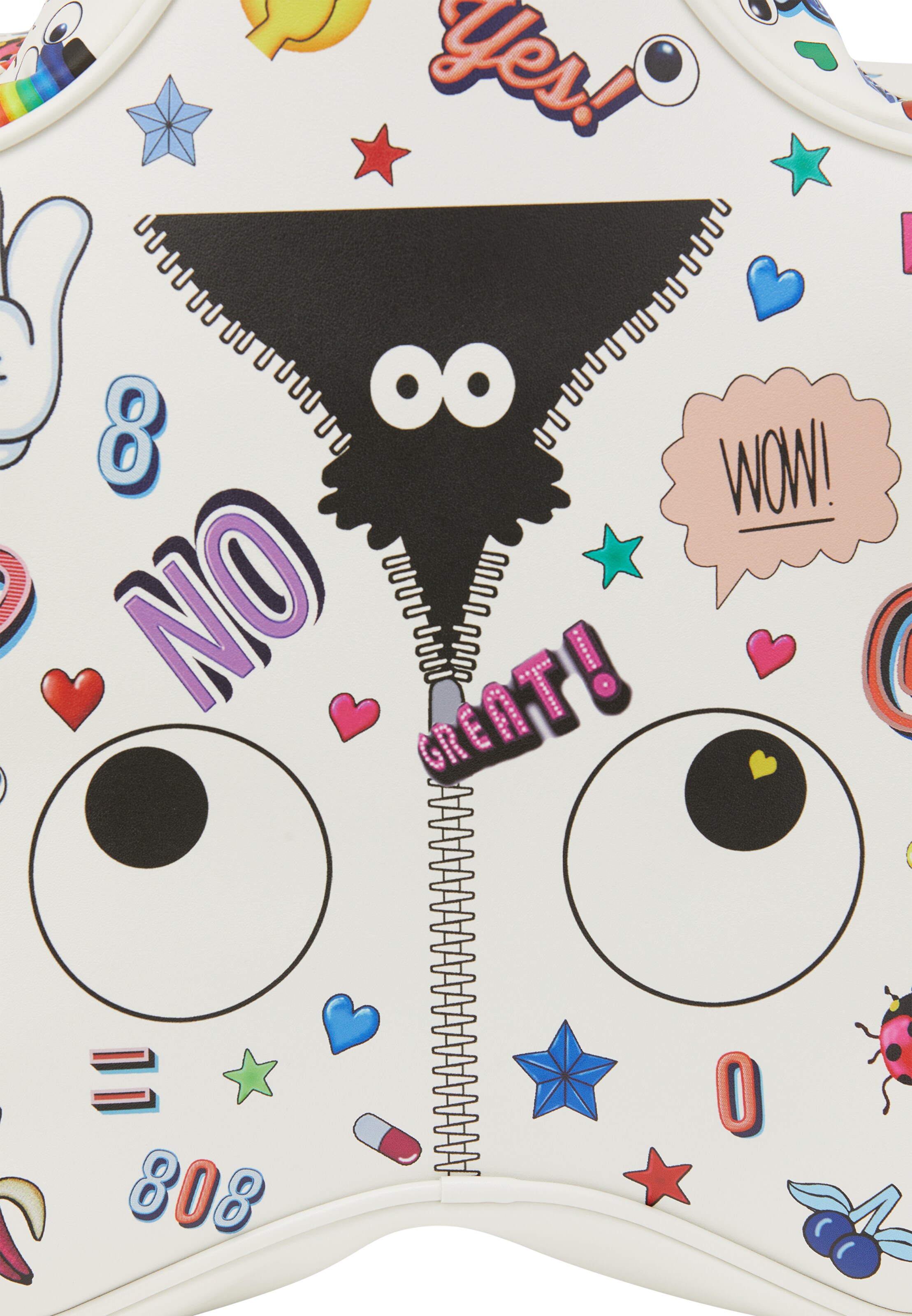 MYMO Batoh 'Pop Eyetheme' - Biela