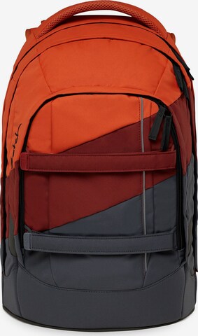 Satch Backpack in Grey: front