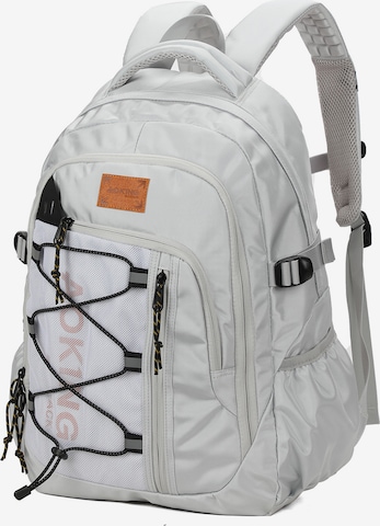 Aoking Backpack in Grey: front