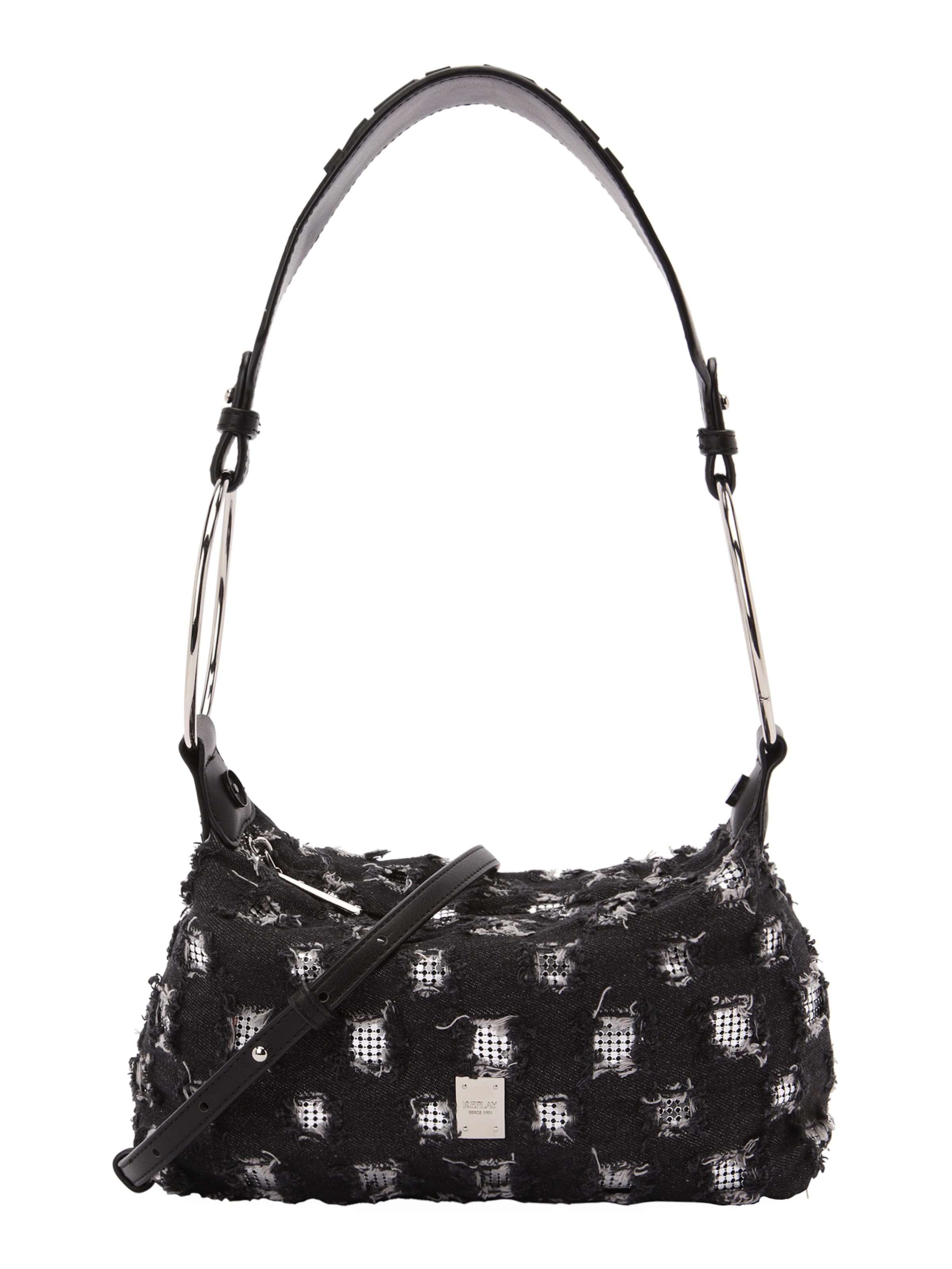 REPLAY Τσάντα ώμου σε μαύρο: μπροστά