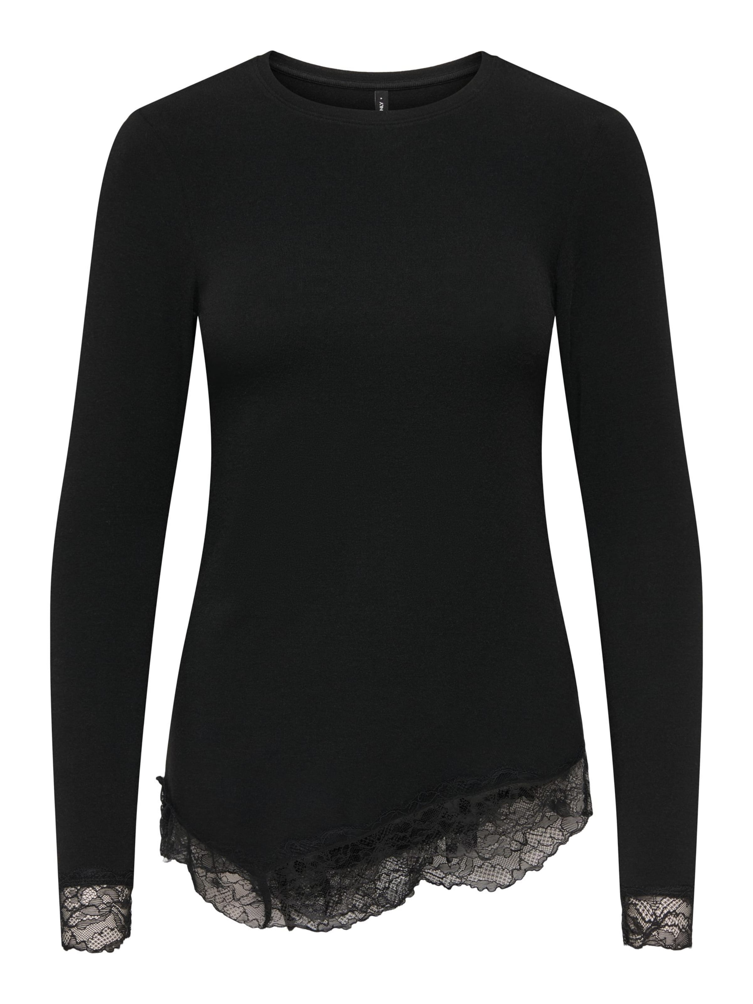 ONLY Haut 'ONLGLAMOUR' en S en noir, Vue avec produit