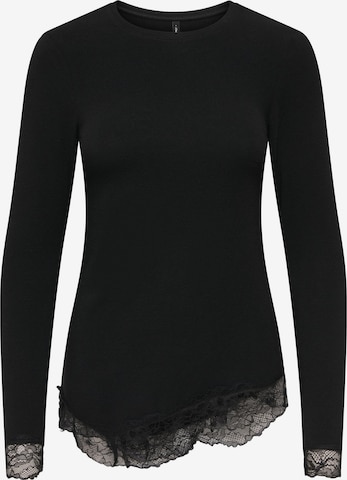 Haut 'ONLGLAMOUR' ONLY en noir : devant