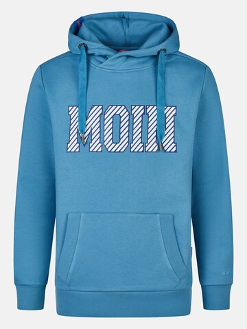 salzhaut Sweatshirt 'Heff - Moin' in Blue: front
