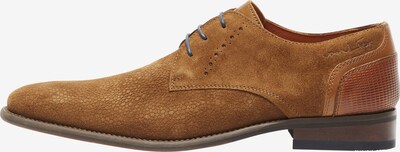 Van Lier Veterschoen ' SCHOENEN Vienna ' in de kleur Bruin / Cognac, Productweergave