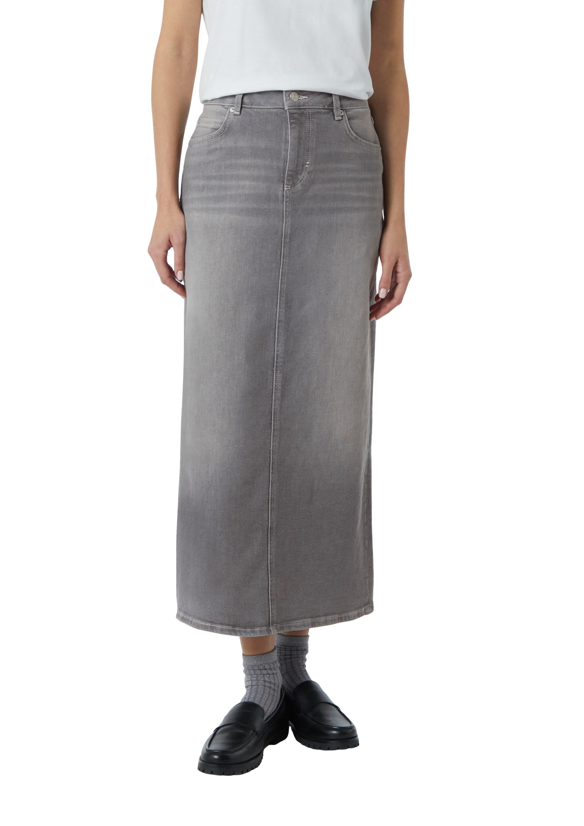 comma casual identity Φούστα σε γκρι: μπροστά