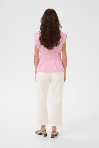 CULTURE - Blusa 'CUMalue Antoinett' em rosa