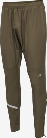 Regular Pantalon de sport Newline en vert