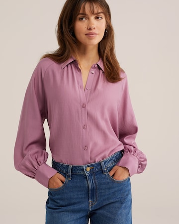 Camicia da donna di WE Fashion in rosa: frontale