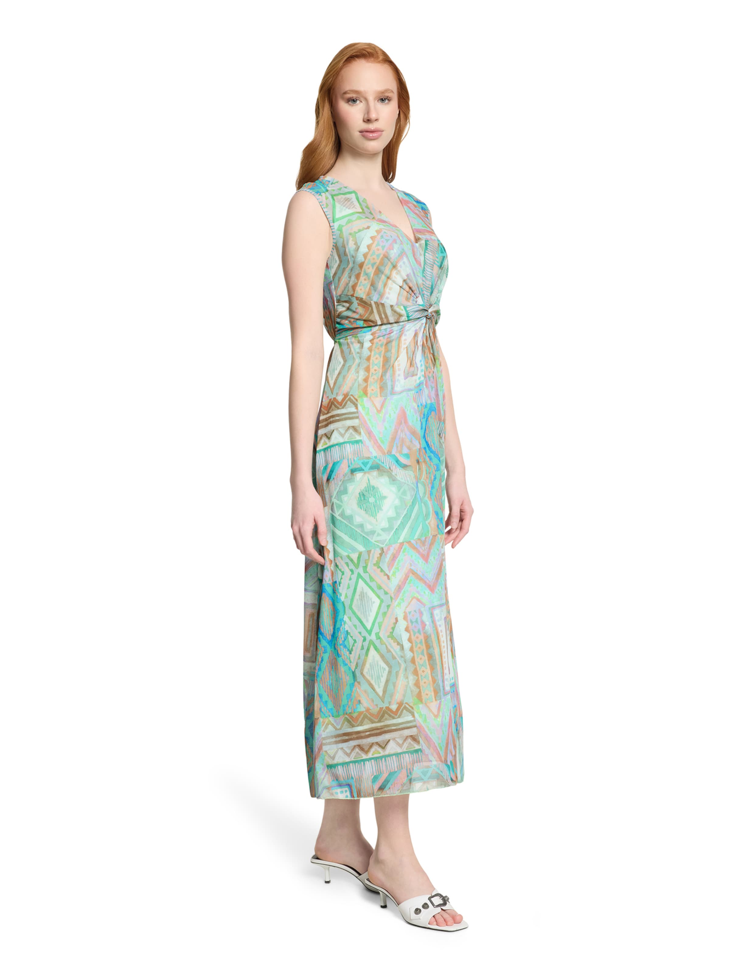 Cartoon Avondjurk in Groen