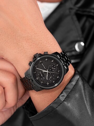 POLICE Analog watch 'Mensor' in Black: front