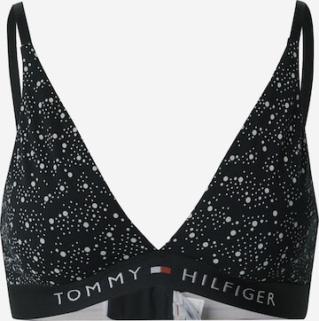 Tommy Hilfiger Underwear Треугольник Бюстгальтер в Черный: спереди