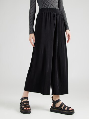 s.Oliver Wide Leg Hose in Schwarz: predná strana