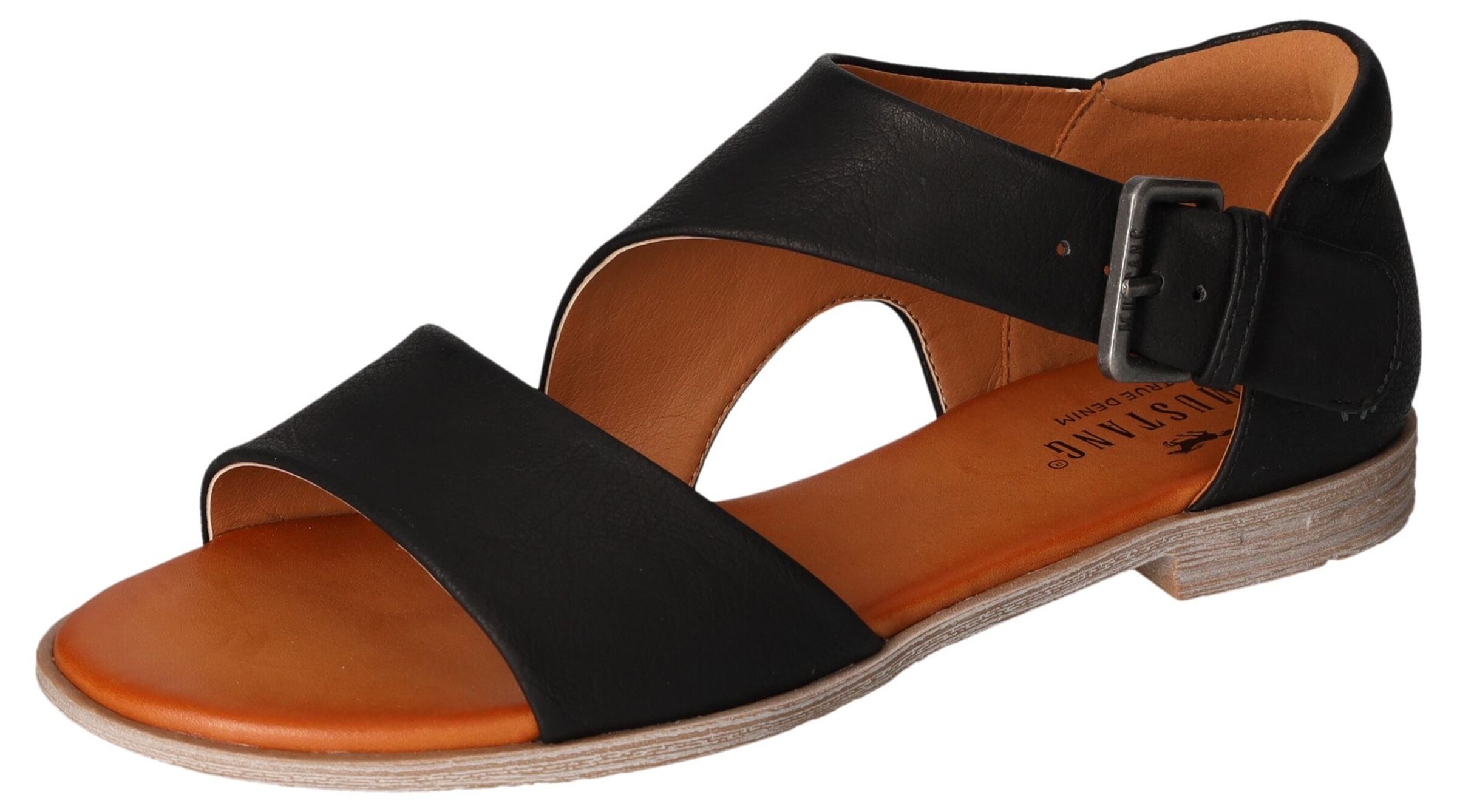 MUSTANG Sandals in Black: front
