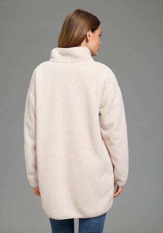 POLARINO Fleece Jacket in White