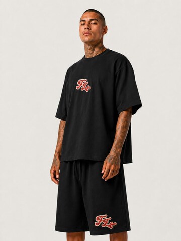 Farfromlove Shirt 'CORT TEE (BOXY FIT)' in Zwart