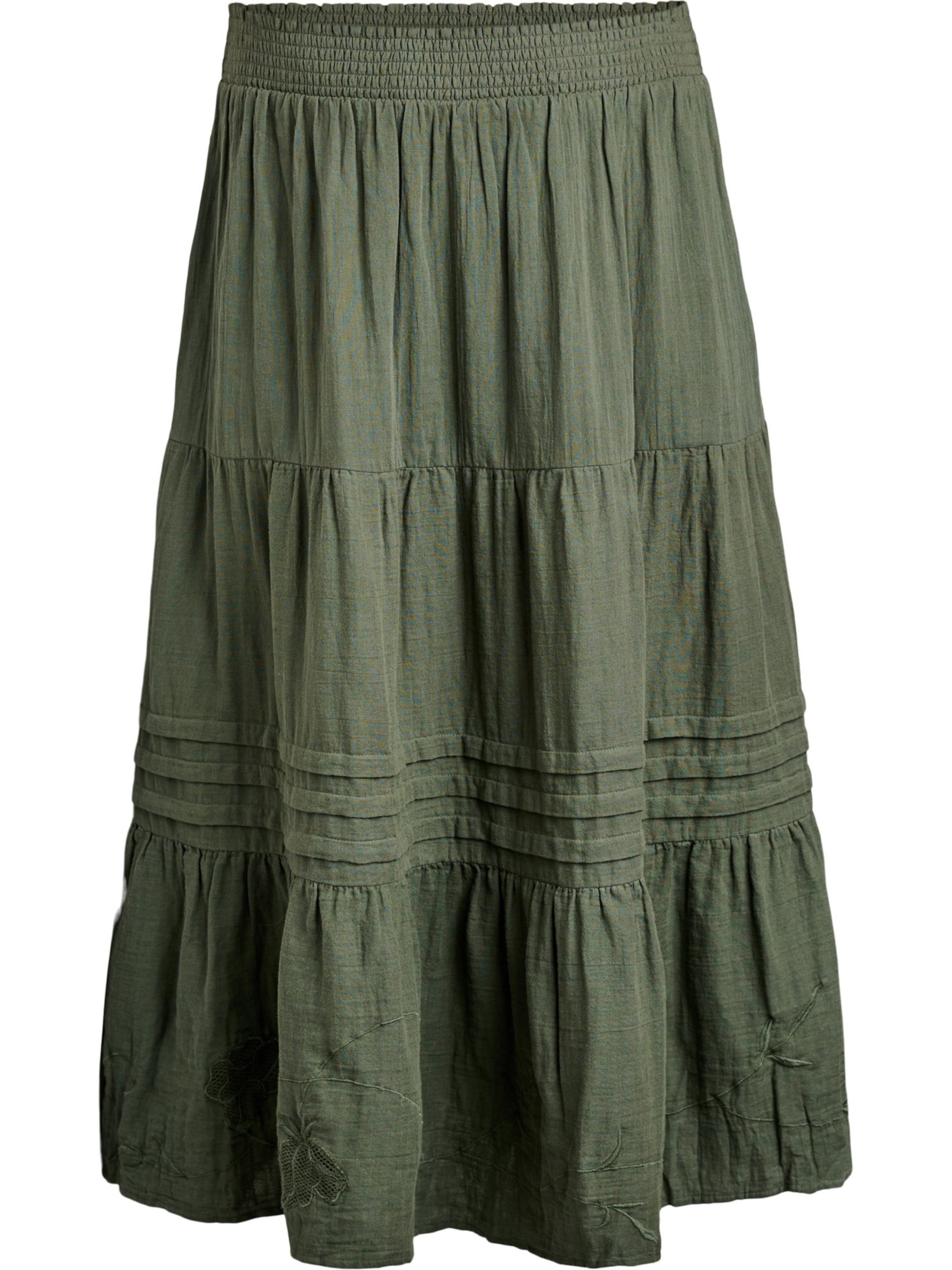 Zizzi Sukně 'Mvivu' – zelená: přední strana