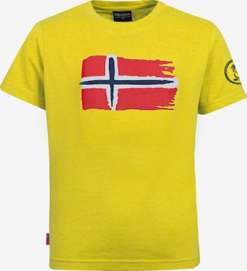 TROLLKIDS Performance Shirt in Yellow: front
