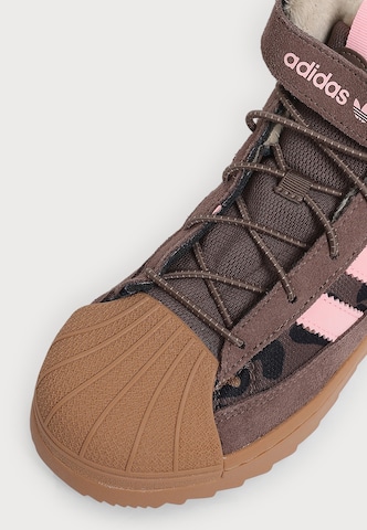 ADIDAS ORIGINALS Ketsid 'SUPERSTAR', värv pruun
